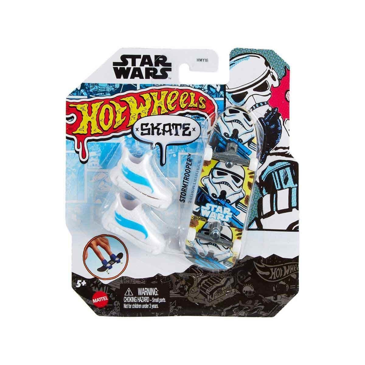 Hot Wheels Skate Temalı Parmak Kaykay ve Ayakkabı Paketleri HMY18-HNL80 Hot Wheels HNL80