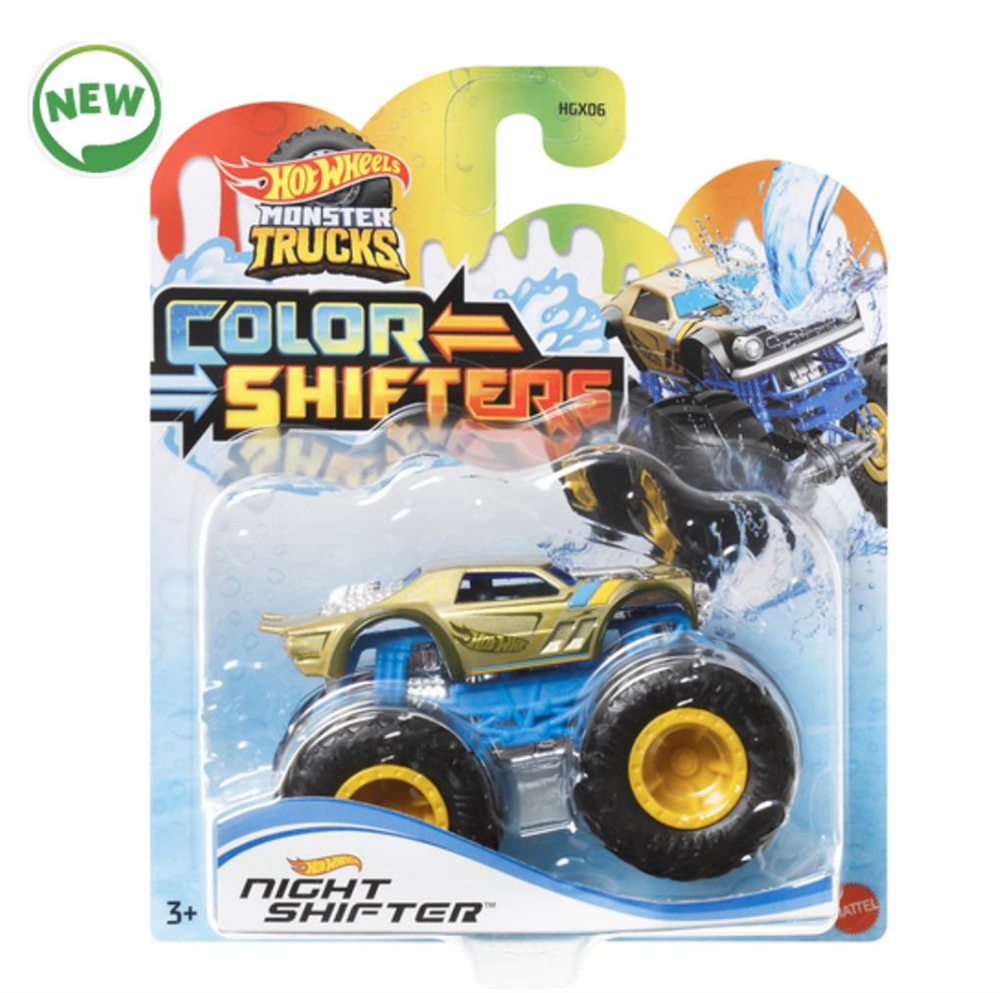 Hot Wheels Monster Trucks Renk Değiştiren Araçlar HGX06-HNW06 Hot Wheels HNW06