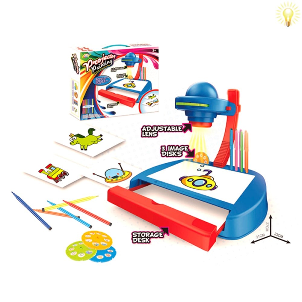 Projektörlü Kalemli Eğitim Seti YM888 Kızılkaya KZL YM888