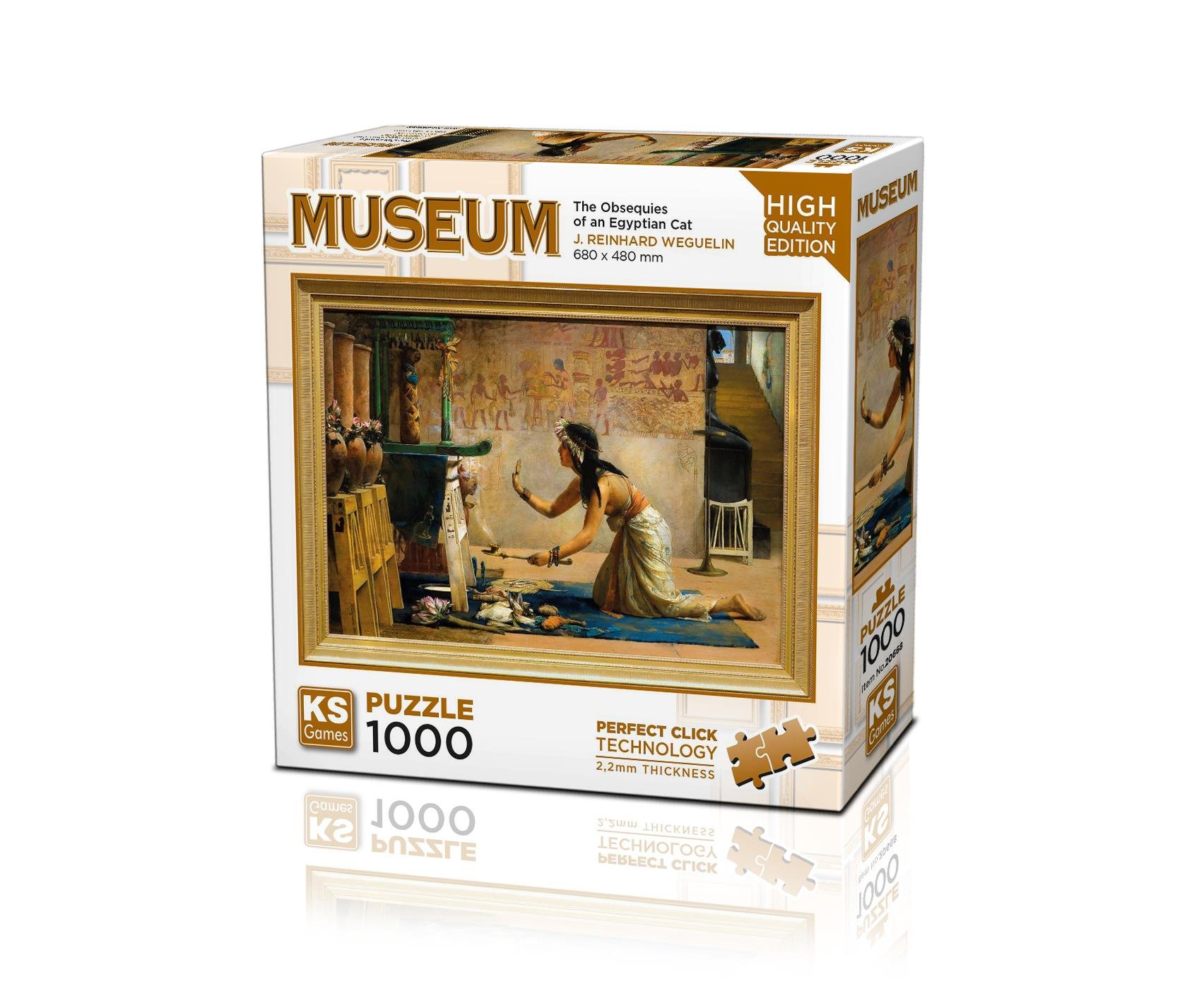 Puzzle 1000 The Obsequies Of An Egyptian Cat KS Games 20668