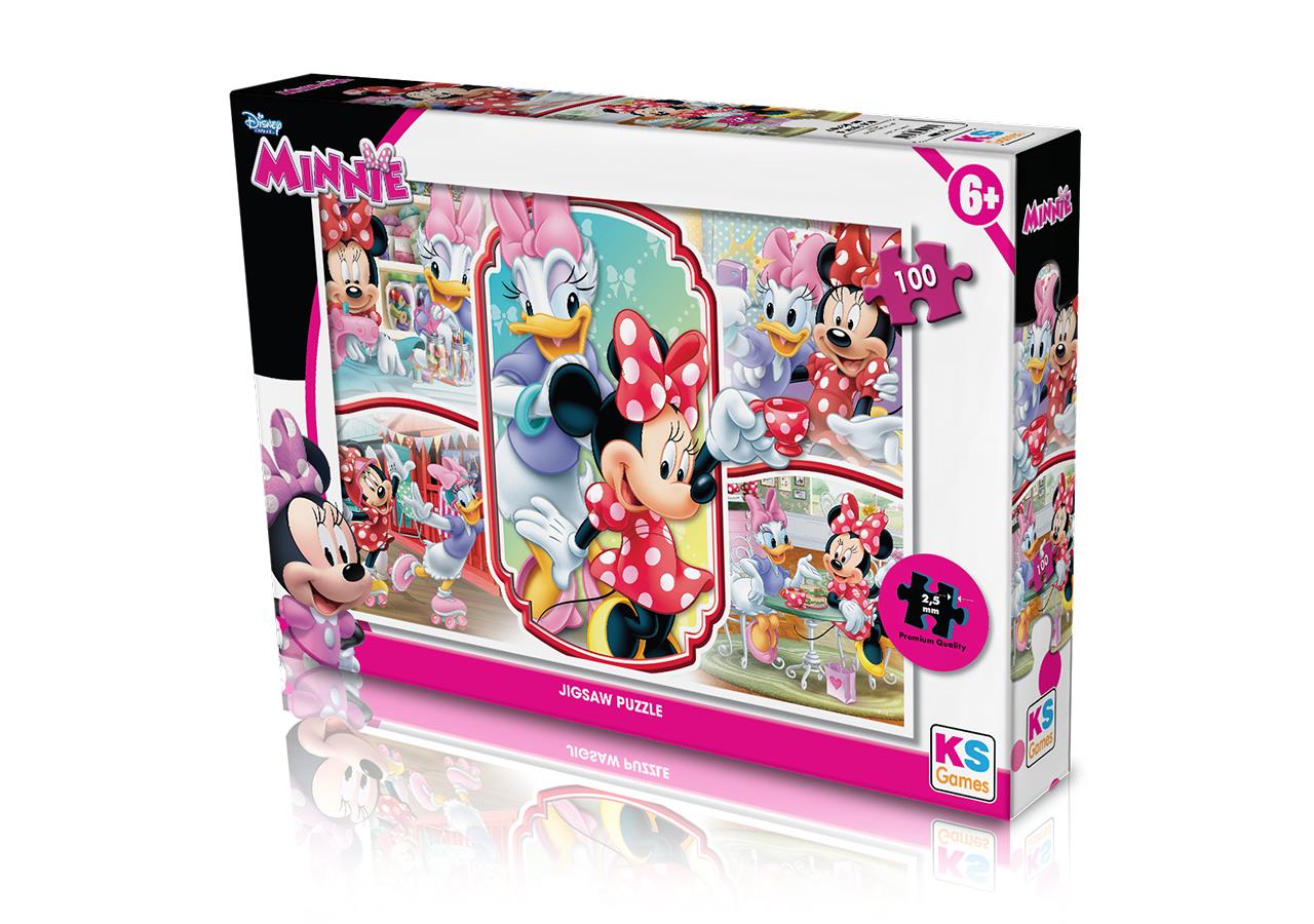 Minnie Puzzle 100 Parça KS Games MIN 714