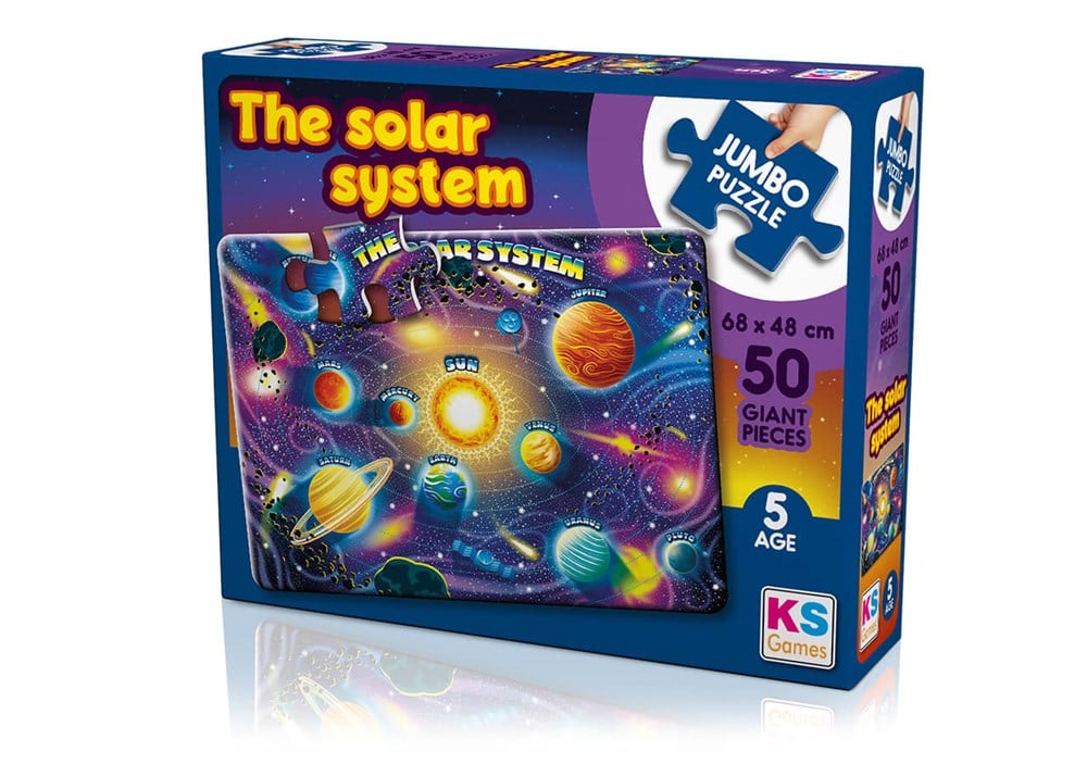 Planets Of Solar System Jumbo Puzzle 50 Parça KS Puzzle JP 31014