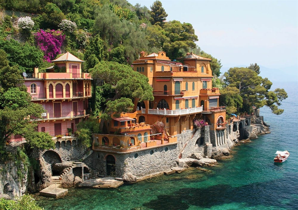 KS 500 Parça Puzzle Seaside Villas Near Portofino Italy KS Puzzle KS 11231