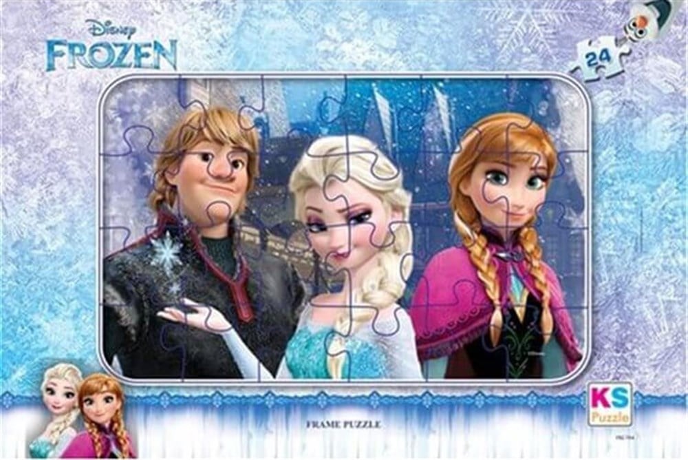 Frame Puzzle 24 Parça Frozen KS Puzzle KS FROZEN