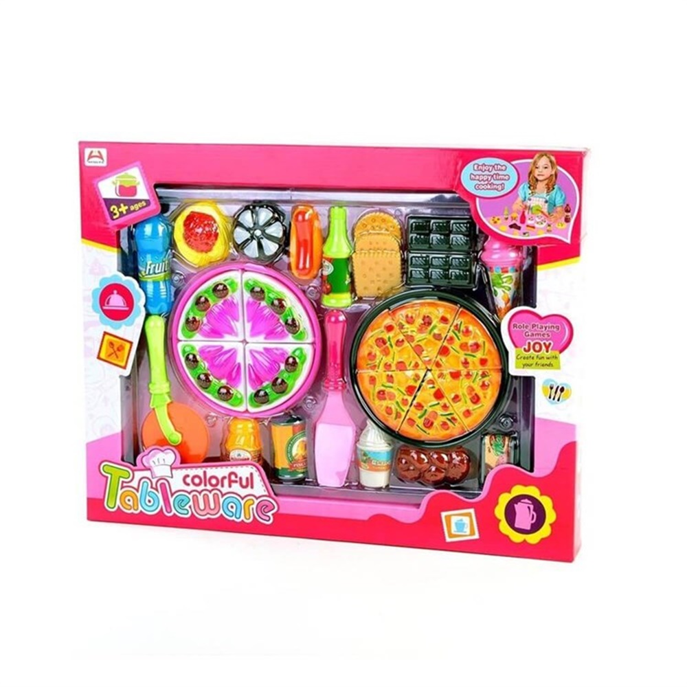 Kutulu Büyük Pizza Pasta Set