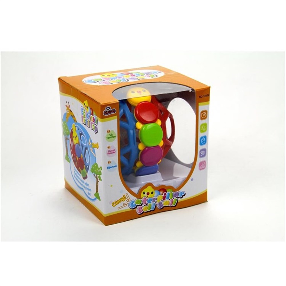 Kutulu Çıngıraklı Tırtıl Bebek Emekleme Oyuncağı