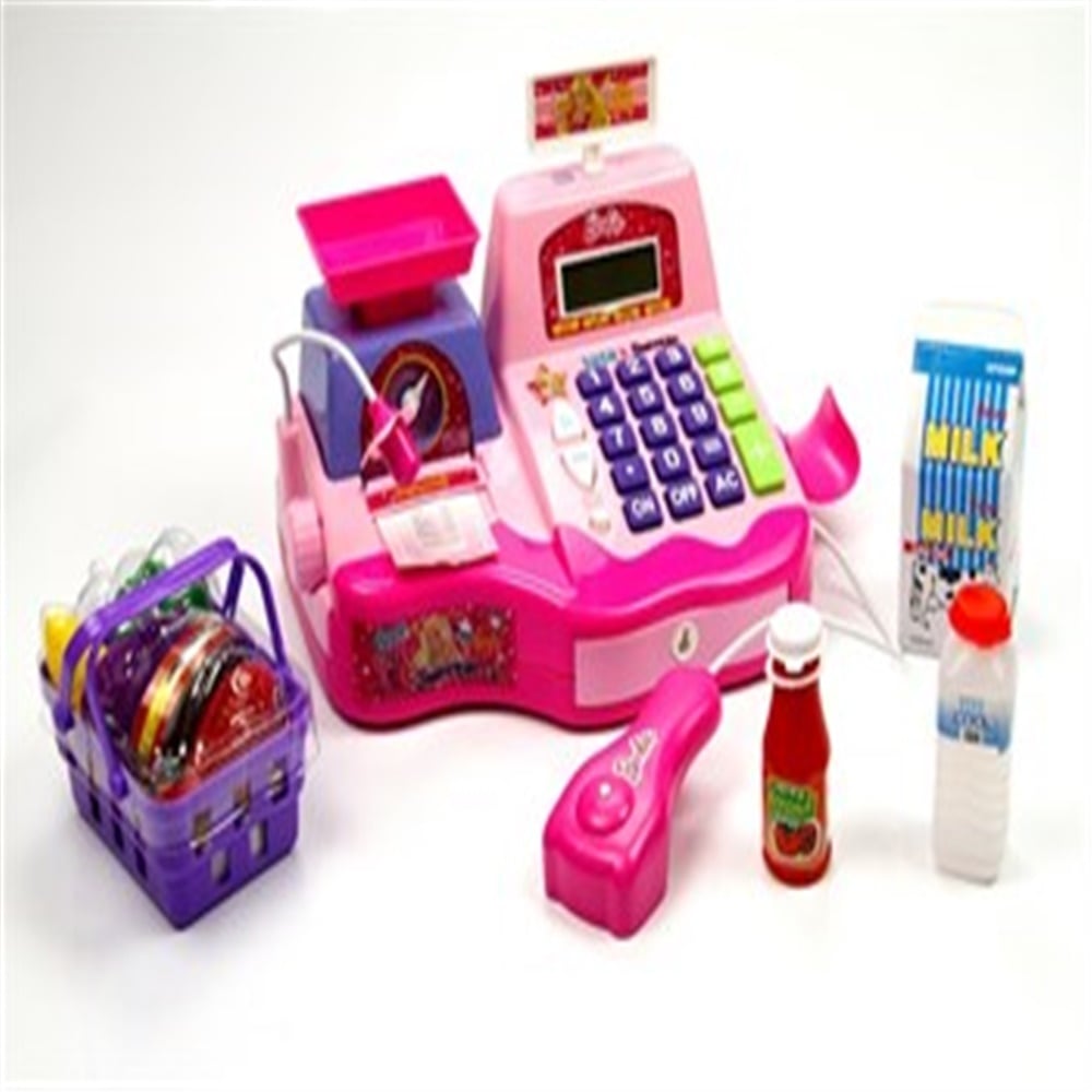 Barbie Mikrofonlu Oyuncak Yazar Kasa Seti