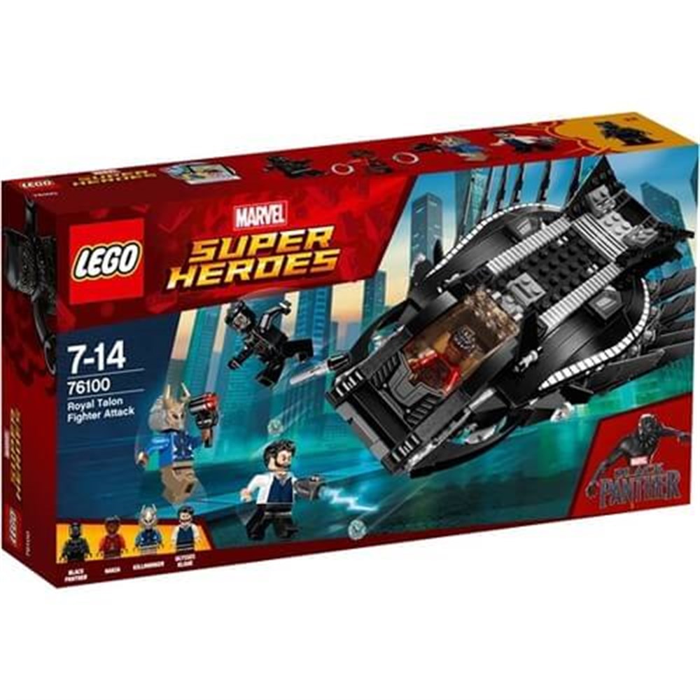 Lego Marvel Super Heroes Kraliyet Pençe Savaşcı Saldırısı 76100 Lego 76100