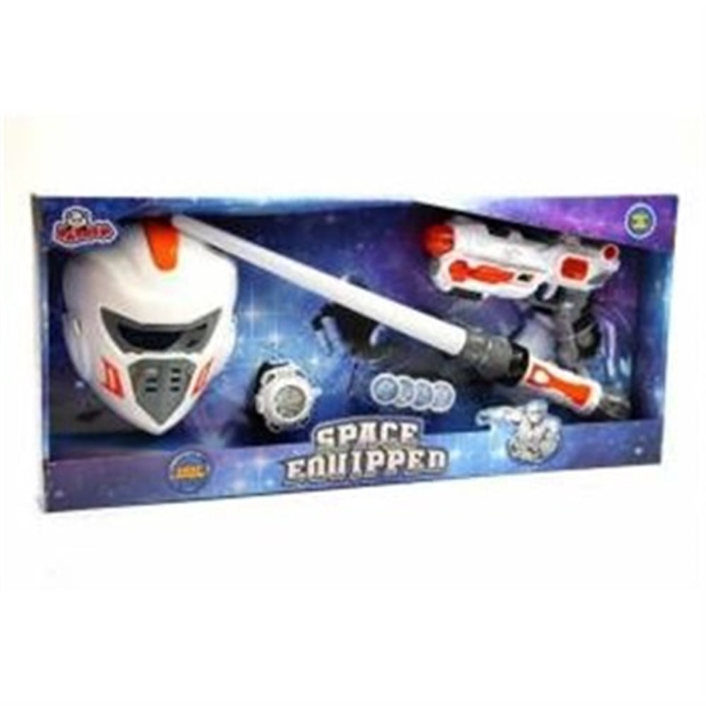 Maskeli Kalkanlı Uzay Savaşçısı Işıklı ve Sesli