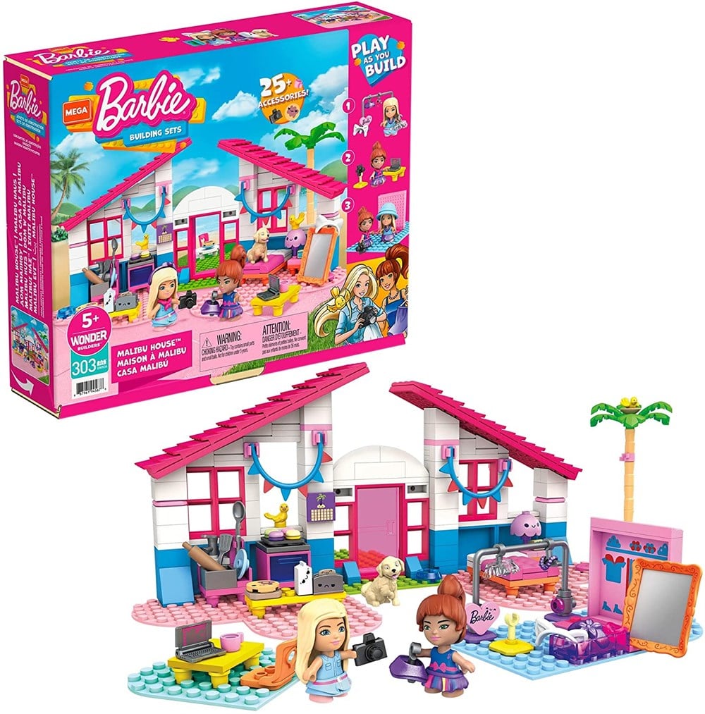 Mega Barbie Malibu Evi GWR34 Mega Bloks GWR34