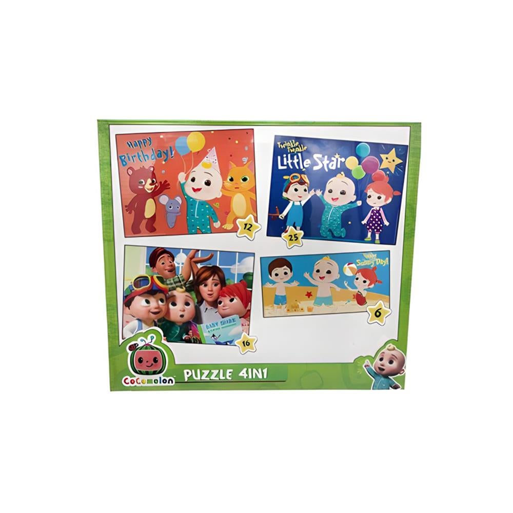 Laço Kids Cocomelon 4in1 Puzzle 3+ CO7899 Mega Oyuncak CO7899