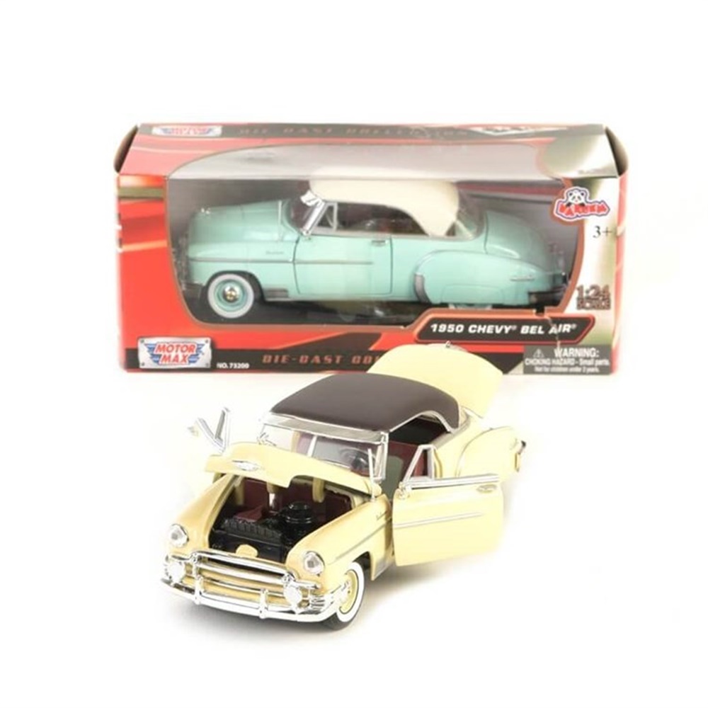 Metal Motormax 1950 Chevy Bel Air 1:24