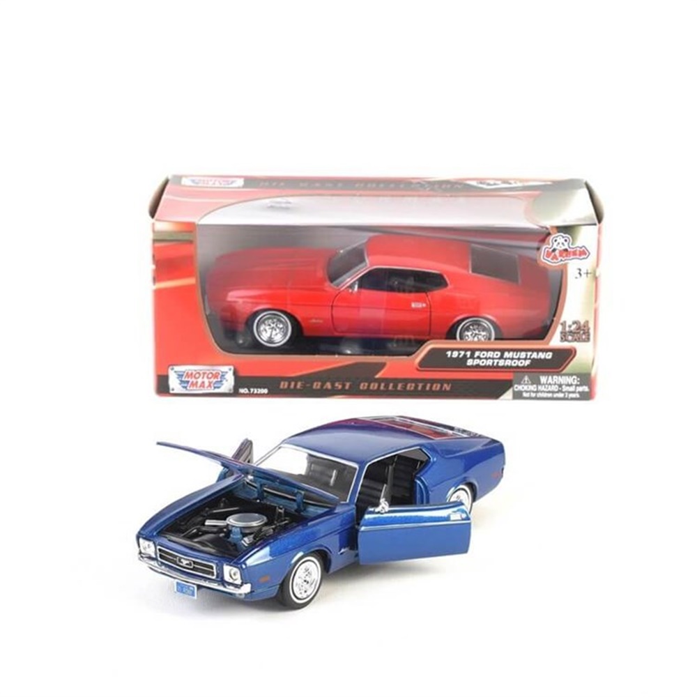 Metal Motormax 1971 Ford Mustang Sportsroof 1:24