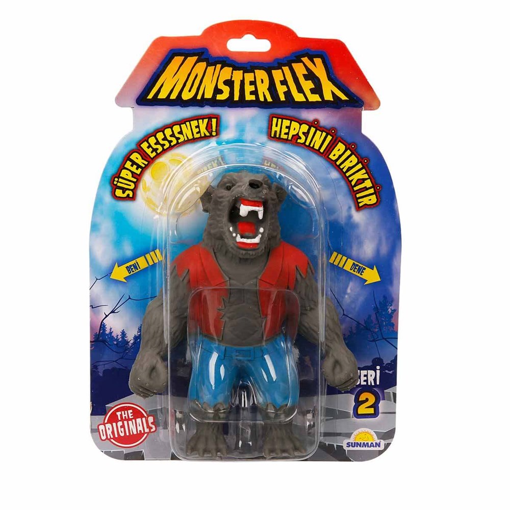 Monster Flex Süper Esnek Figür S2 15 Cm - Wolfman Monster Flex S00089378 WF
