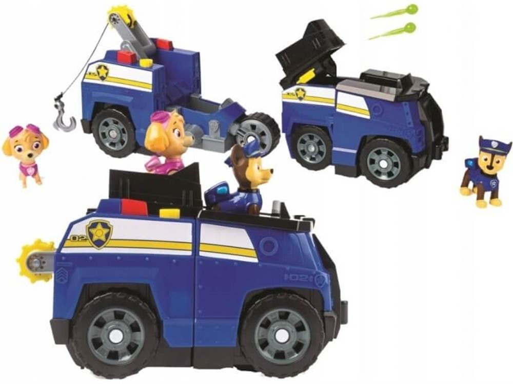 Paw Patrol 2si 1 Arada Dönüşebilen Araçlar Chase Split 20122545 Paw Patrol SPN 20122545