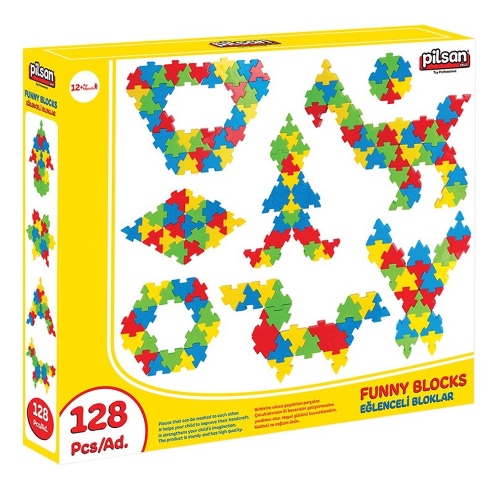 Pilsan Eğlenceli Bloklar 125 Parça Pilsan PLS 03 298