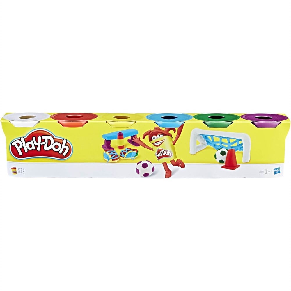 Play-Doh Oyun Hamuru 6'lı Temel Renkler C3898 Play Doh C3898