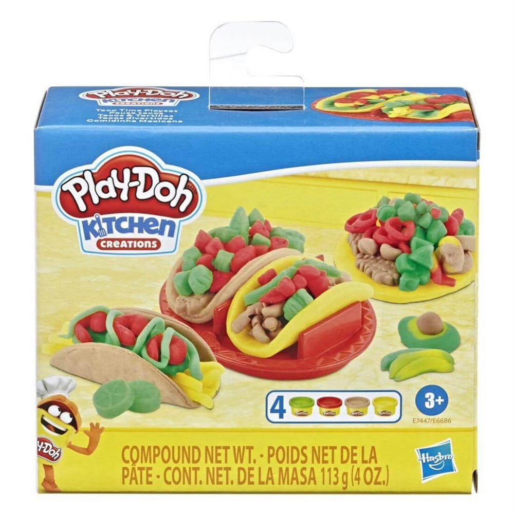 Play Doh Mini Mutfak Taco Yapma Seti Oyun Hamuru E6686-E7447 Play Doh E7447