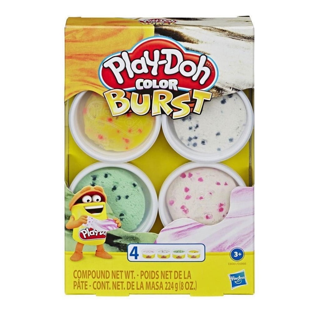 Play Doh Renkli Seri Çekim 4'lü Paket E6966-E8061 Play Doh E8061