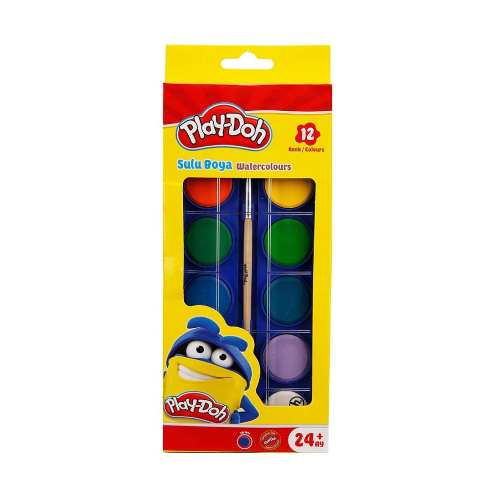 Play Doh Sulu Boya Büyük 12 Renk Play Doh SU003