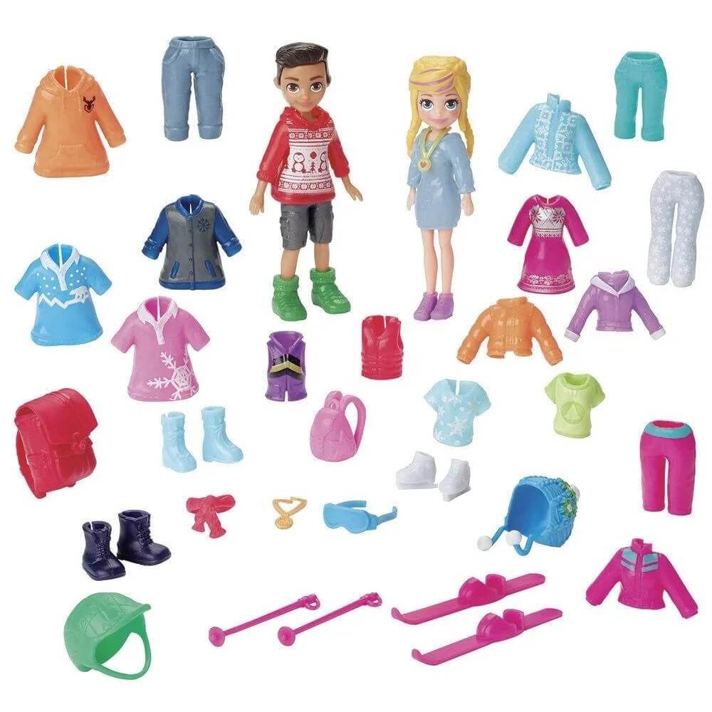 Polly Pocket Büyük Moda Seti Snow Style GGJ48-GGJ49 Polly Pocket GGJ49