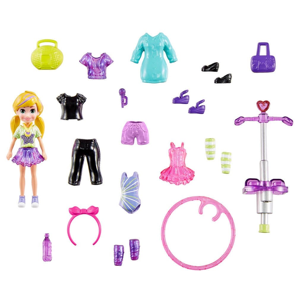 Polly Pocket Spor Yapıyor Oyun Setleri GBF85-HDW50 Polly Pocket HDW50