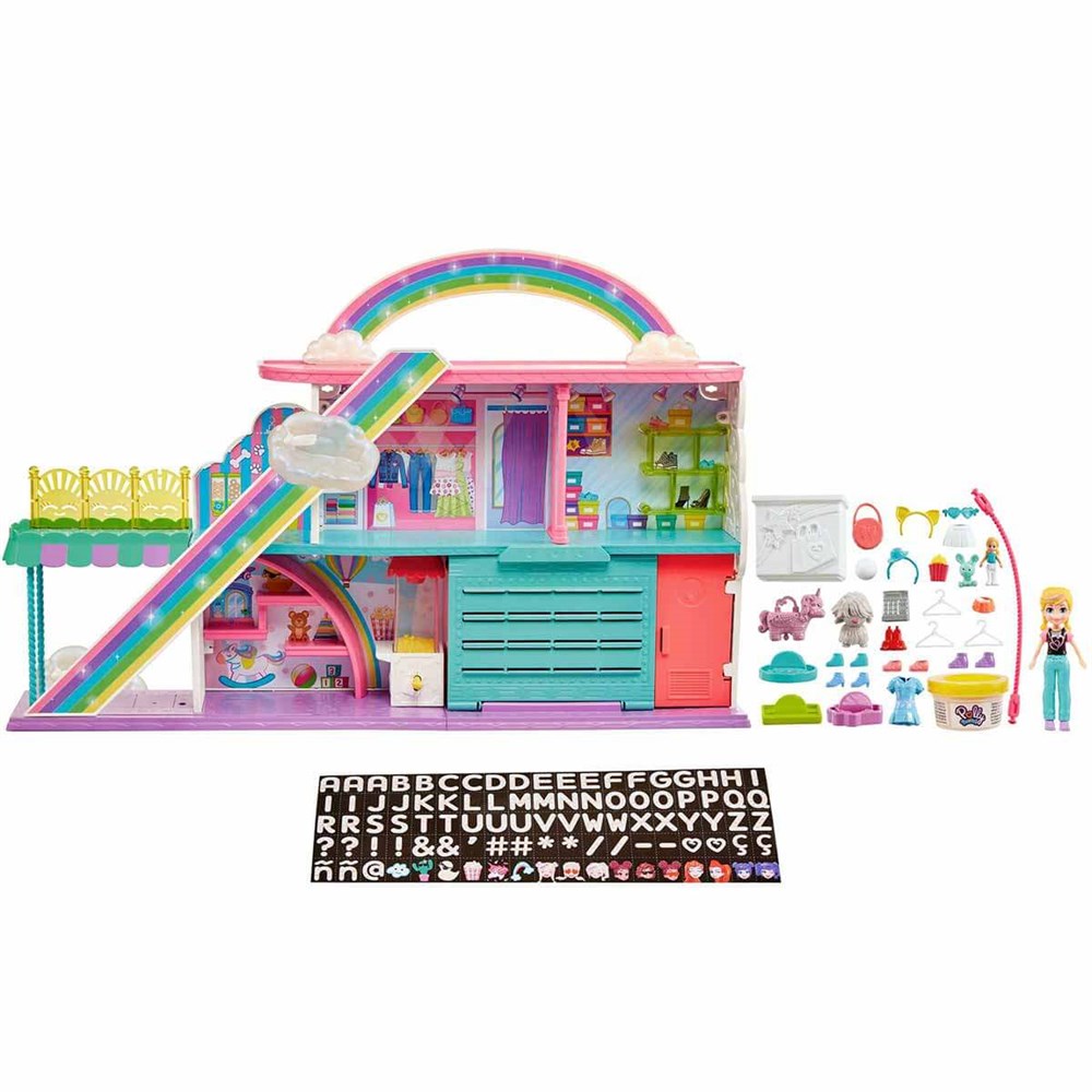 Polly Pocket Gökkuşağı Alışveriş Merkezi HHX78 Polly Pocket HHX78