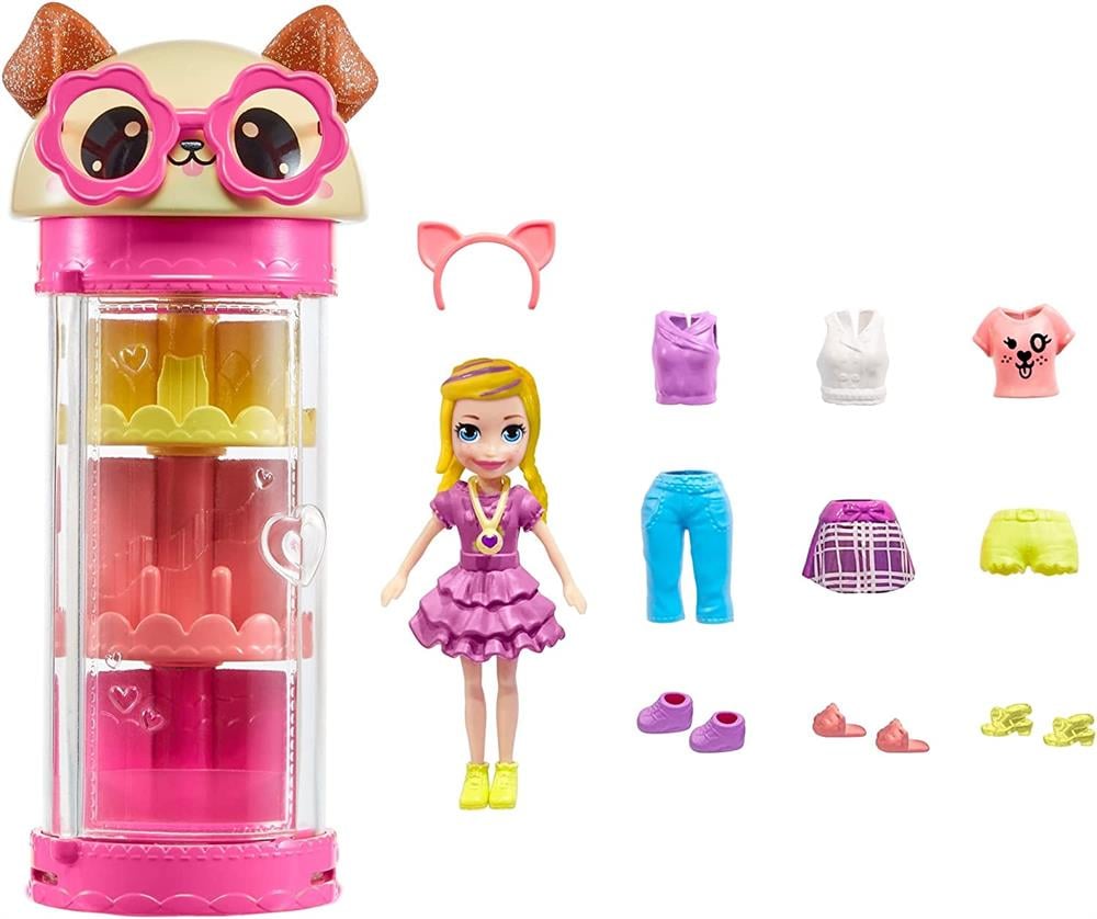 Polly Pocket Moda Eğlencesi Oyun Setleri HKW04-HKW06 Polly Pocket HKW06