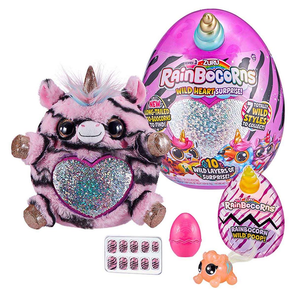 Rainbocorns Wild Heart Süpriz Gümüş Kalp Yumurta S3 RAR05000 Rainbocorns RAR05000 GK