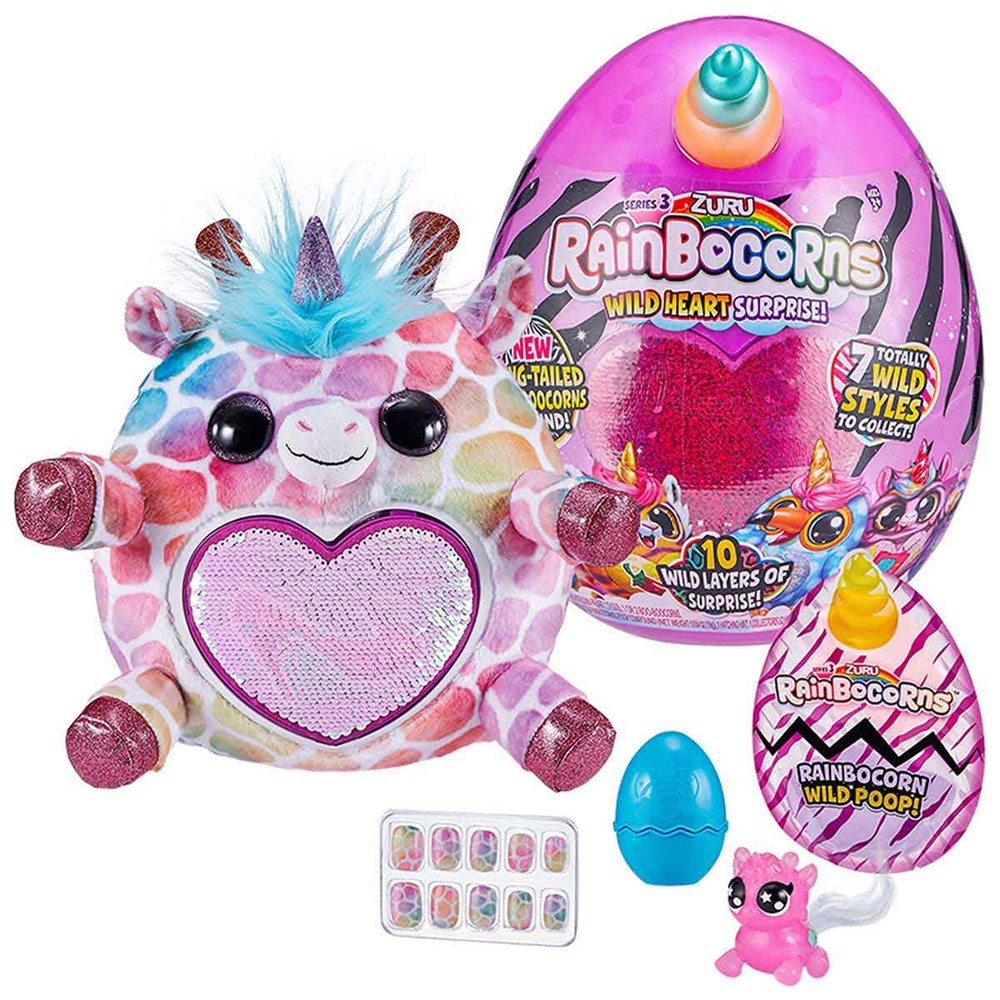 Rainbocorns Wild Heart Sürpriz Mor Kalp Yumurta S3 RAR05000 Rainbocorns RAR05000 MRK