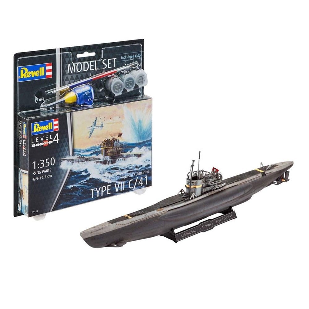 Revell Maket Seti Alman Denizaltı Tip VII C 41 65154 Revell VBG65154