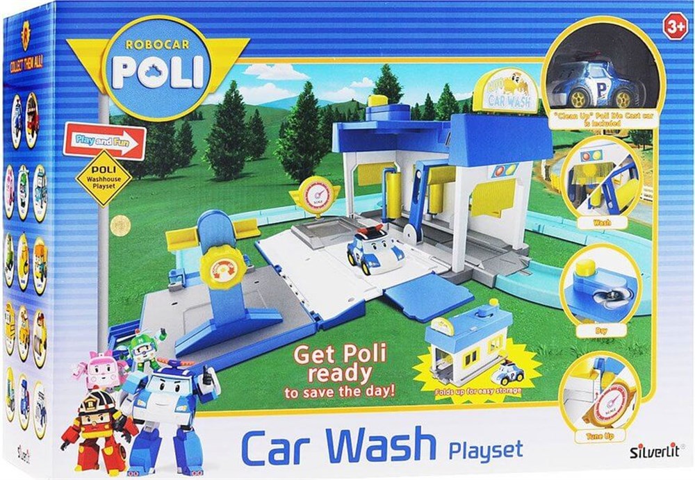 Robocar Poli Araç Yıkama İstasyonu Oyun Seti Robocar 83159