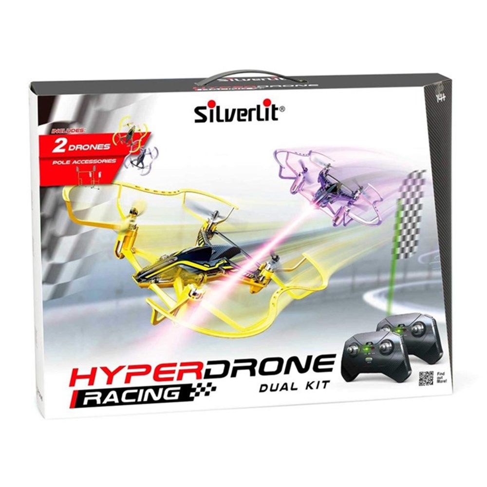 Silverlit HyperDrone Yarış Büyük Kit 2.4G 4 Ch Gyro Çift Drone