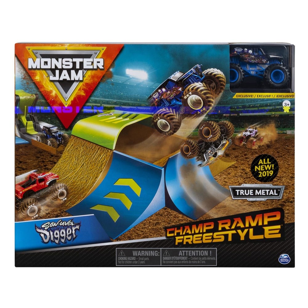 Monster Jam 1:64 Oyun Seti Champ Ramp Freestyle 6045029-20103382 Spin Master SPM 20103382