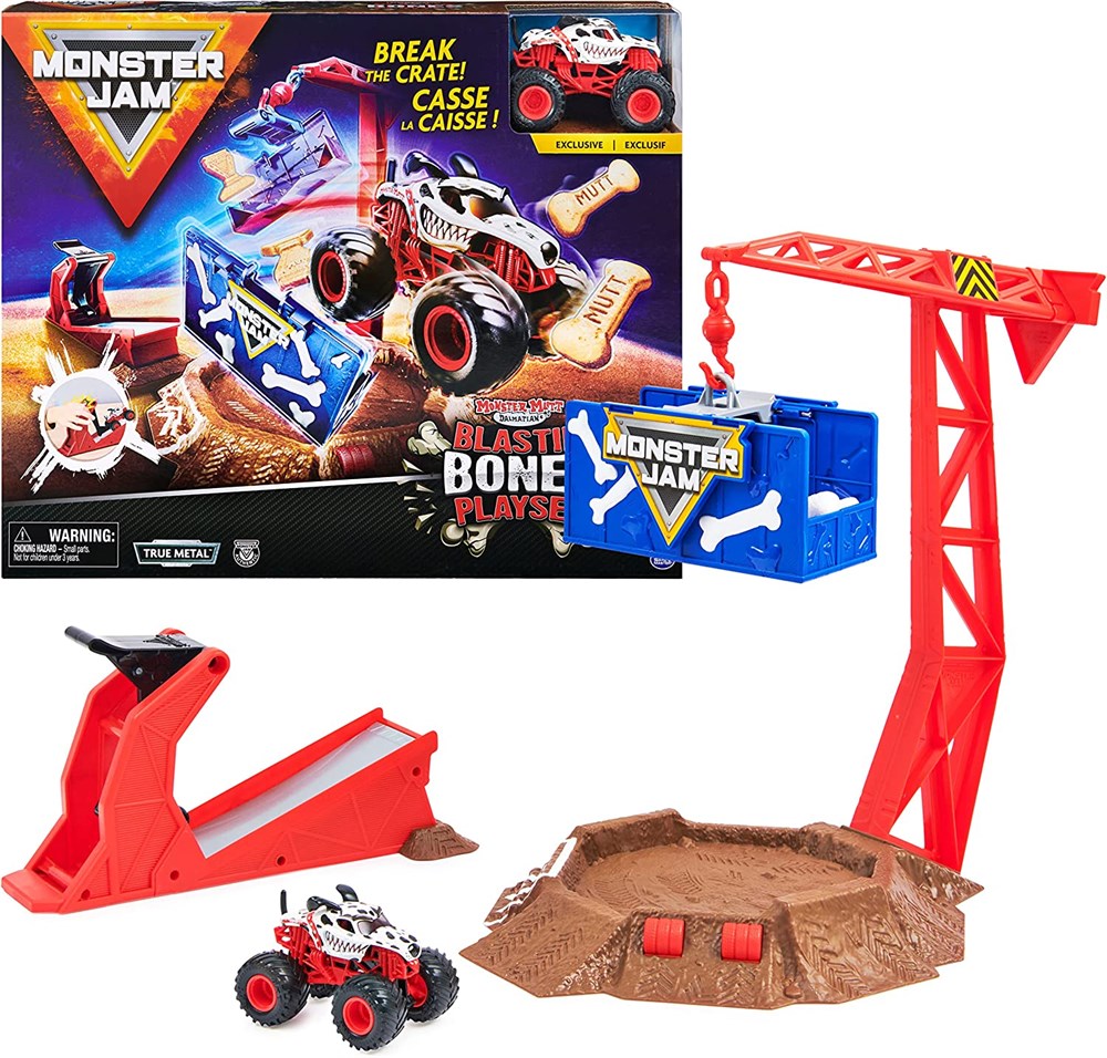 Monster Jam 1:64 Oyun Seti Blastin Bones 6045029-20129455 Spin Master SPM 20129455