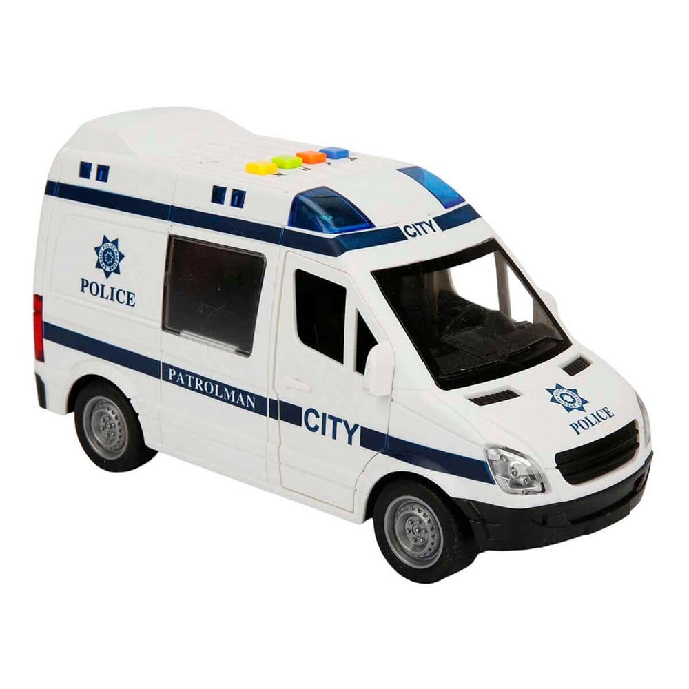 1:16 Sesli ve Işıklı Şehir Kurtarma Araçları Polis Sunman S00010590 P