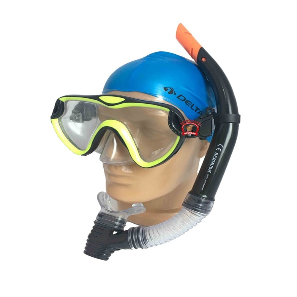 BERMUDA HAPHNE MASKE SNORKEL VAKUMLU SET Toystop 2364A 113CSB