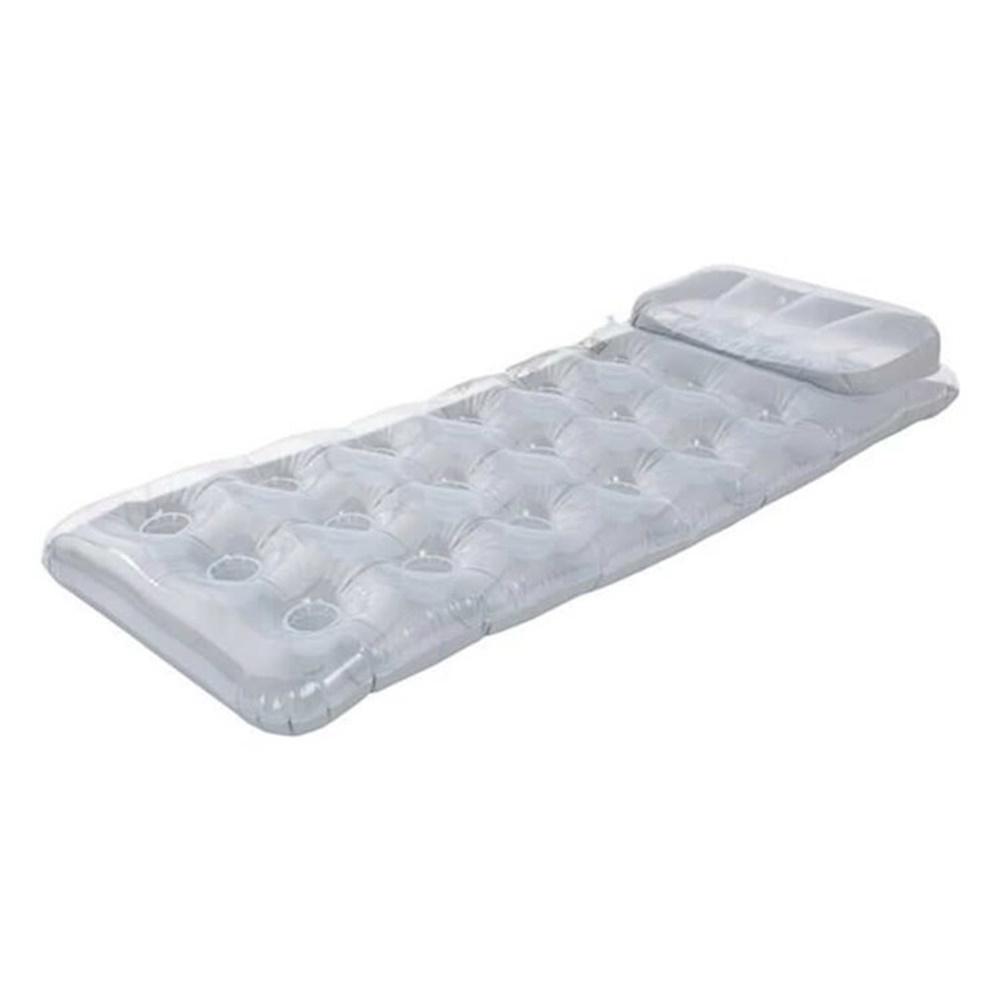 BESTWAY 188X71 CM YASTIKLI BARDAKLI GUMUS YATAK Toystop 43024