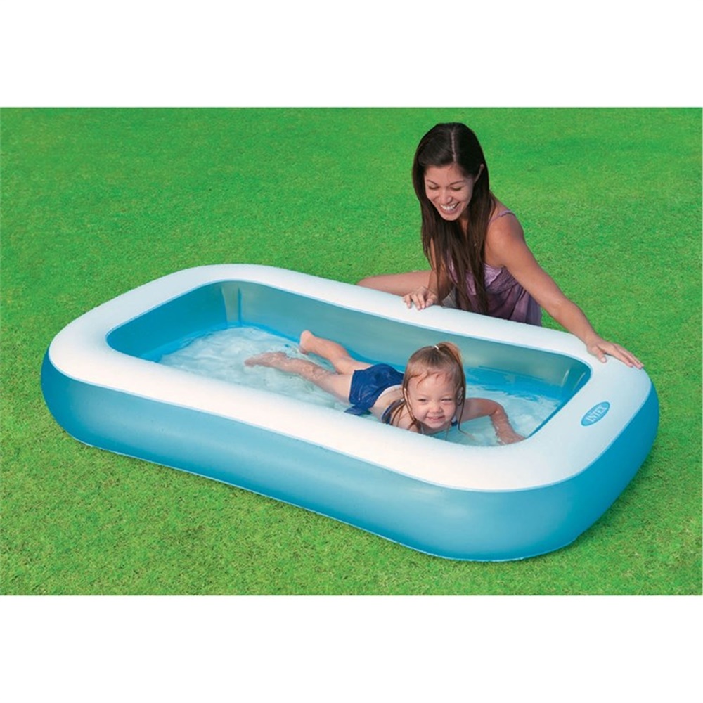 INTEX YUMUSAK TABALI KARE HAVUZ 166X100X28 CM Toystop 57403