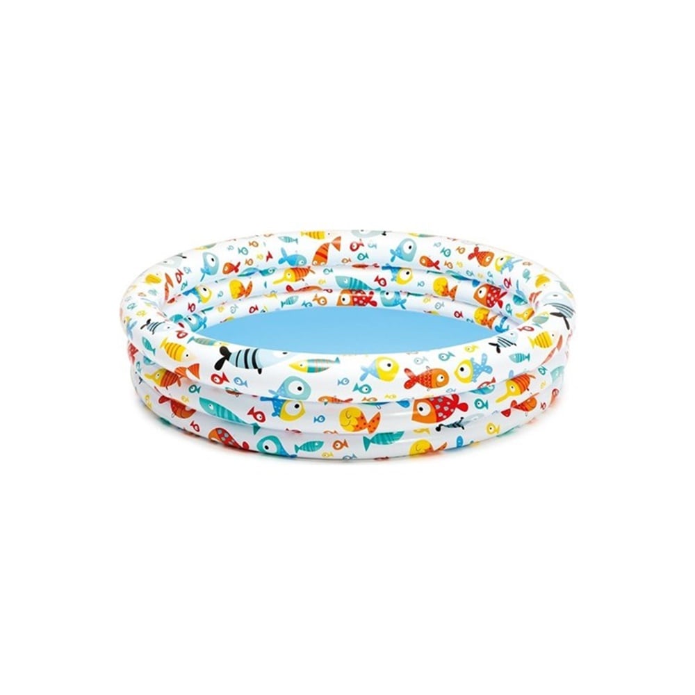 INTEX BALIK DESENLI AKVA HAVUZ 132X28 CM Toystop 59431