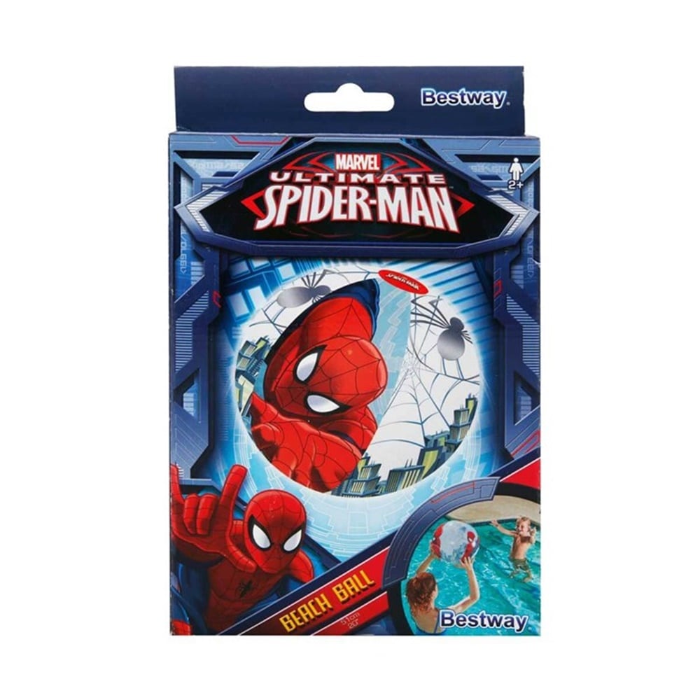 BESTWAY 51 CM SPIDER-MAN PLAJ TOPU Toystop 98002