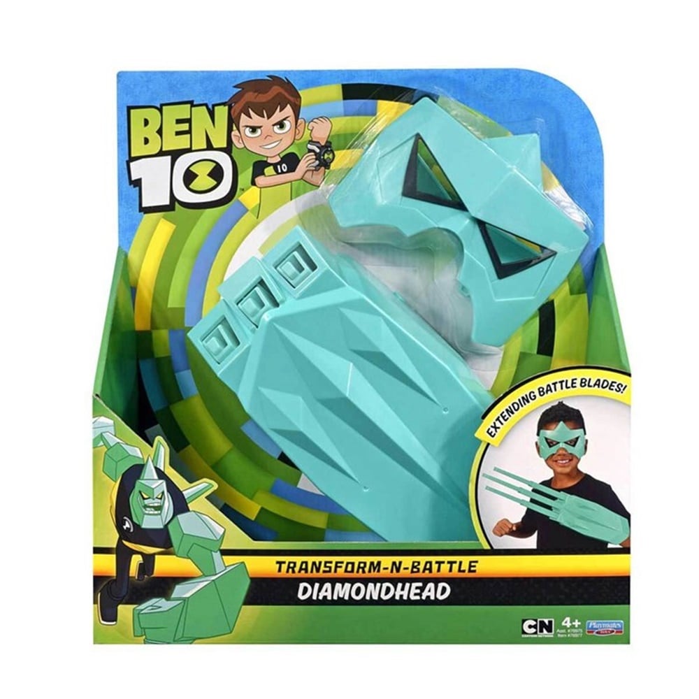 BEN 10 MASKE VE AKSESUAR SETI DIAMOND HEAD BEN06000-BEN06001 Toystop BEN06001