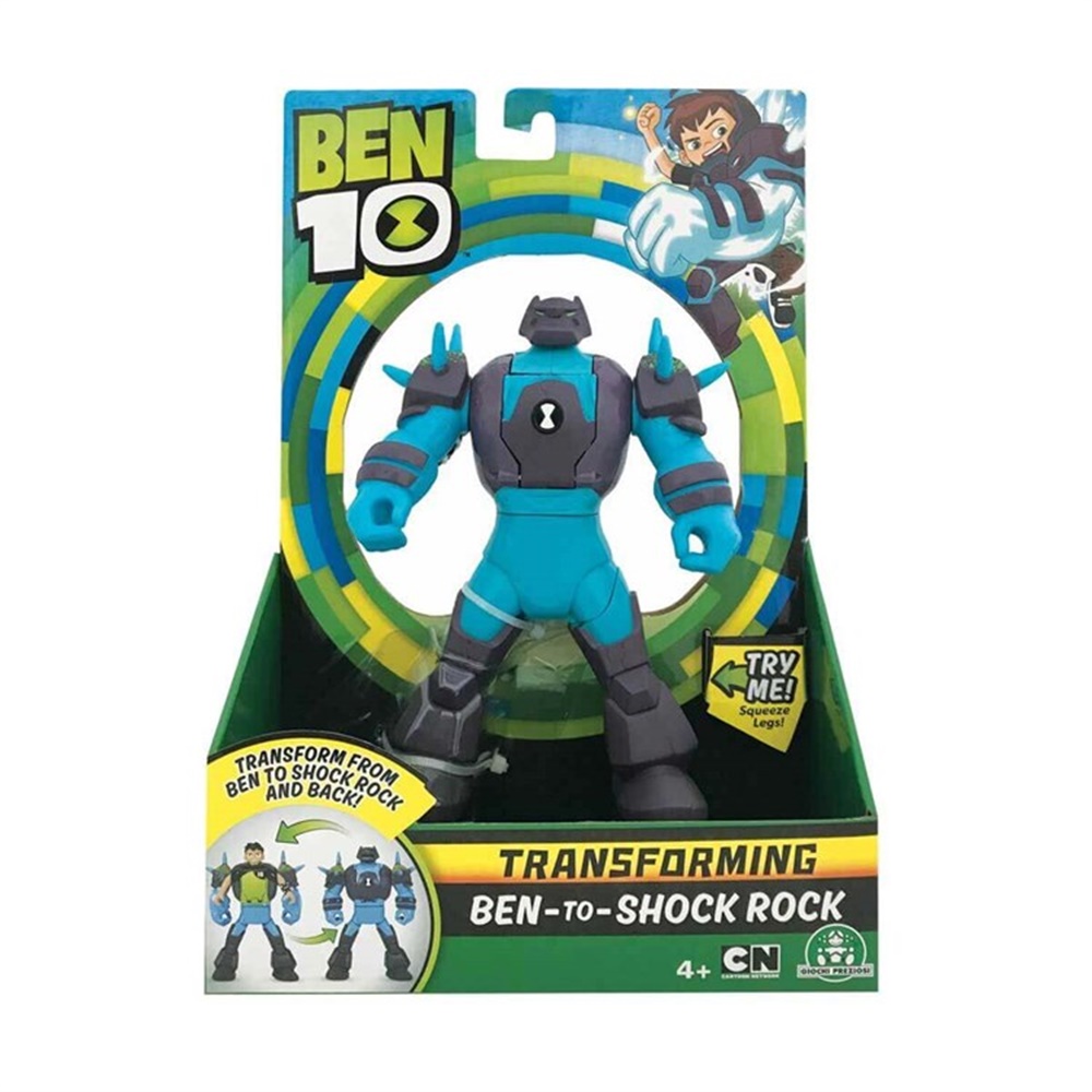 BEN 10 DONUSEN DELUKS FIGUR BEN TO SHOCK ROCK BEN29000-BEN29001 Toystop BEN29001
