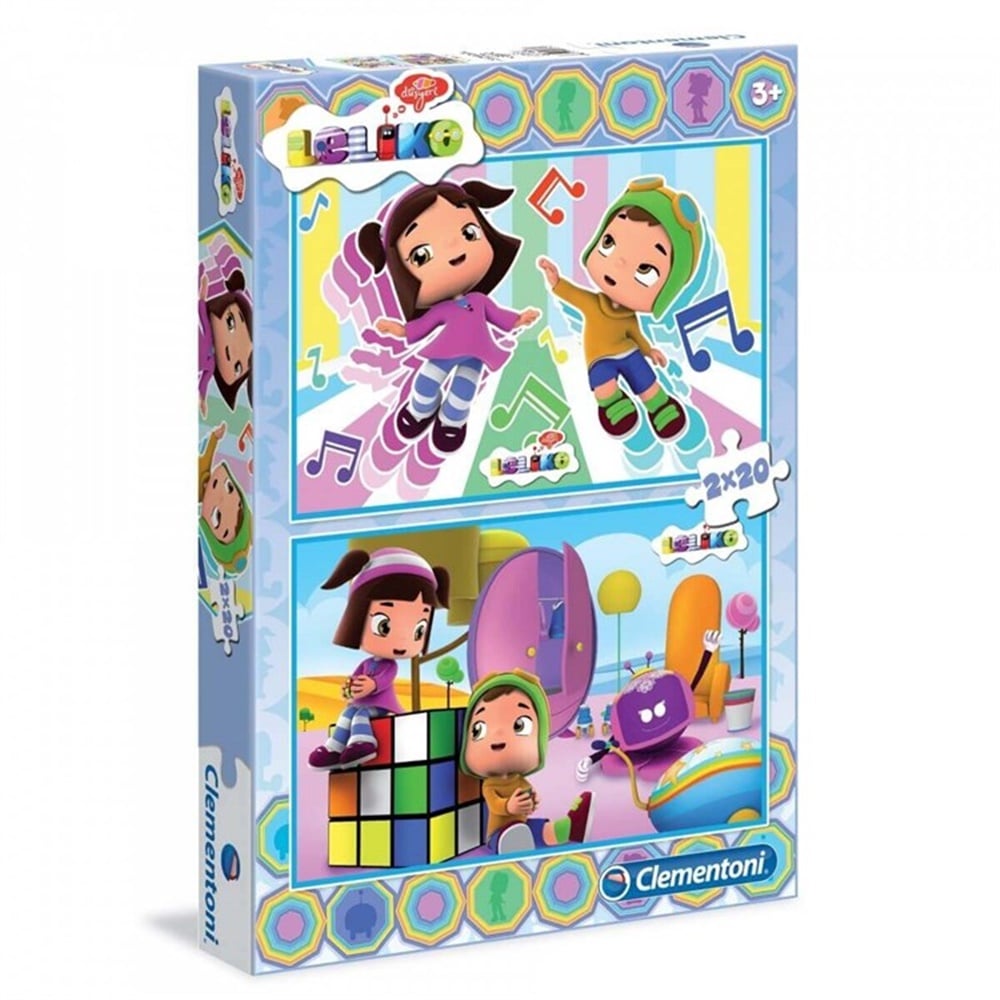CLEMENTONI PUZZLE 2X20 PARCA LELIKO Toystop CLM-07020