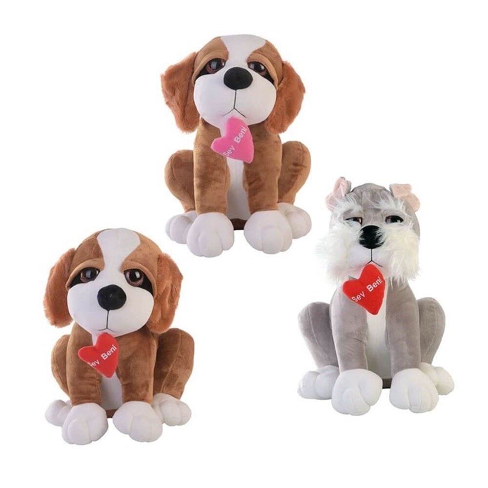 KALPLI SESLI PELUS KOPEK Toystop CN 386