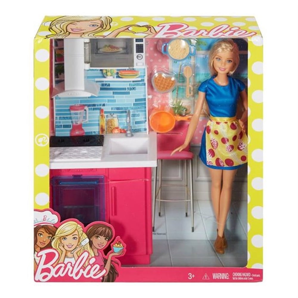 BARBIE BEBEK VE ODA SETLERI MUTFAK Toystop DVX54