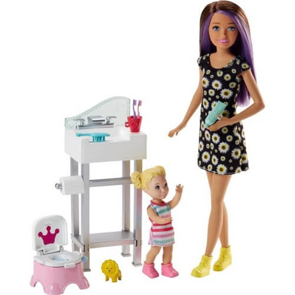 BARBIE BEBEK BAKICILIGI OYUN SETI FHY97-FJB01 Toystop FJB01