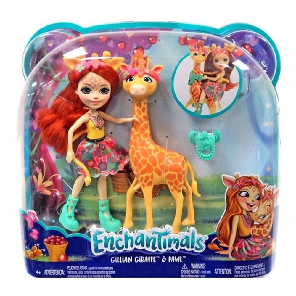 ENCHANTIMALS BEBEKLERI VE HAYVAN ARKADASLARI FKY74 GILLIAN GIRAFFE Toystop FKY74