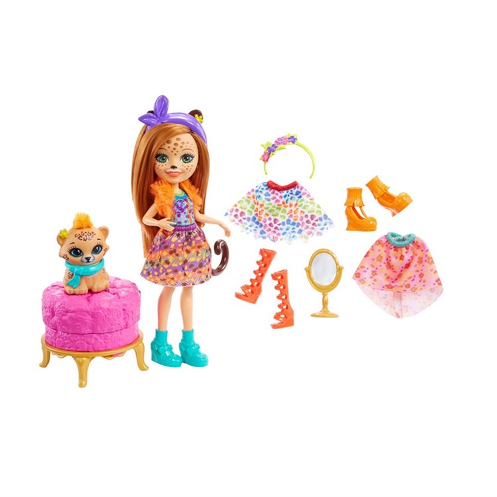 ENCHANTIMALS BEBEGI VE MODA AKSESUARLARI OYUN SETLERI FRT87-FRT89 Toystop FRT89