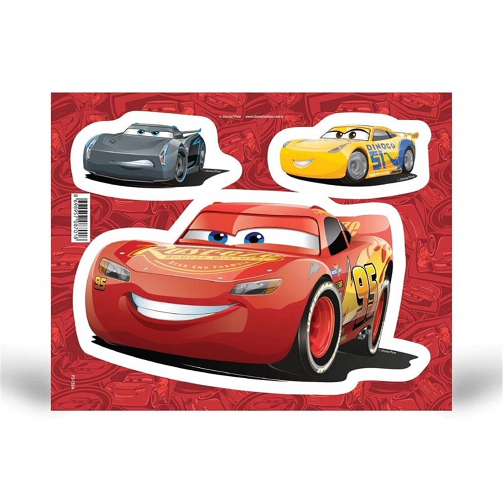 FOSFORLU DUVAR STICKER CARS Toystop FS-135